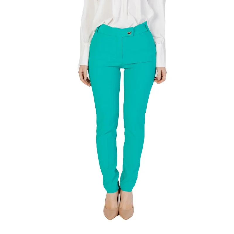 Rinascimento  Polyester Jeans & Women's Pant Fashionable Relaxed Fit Denim