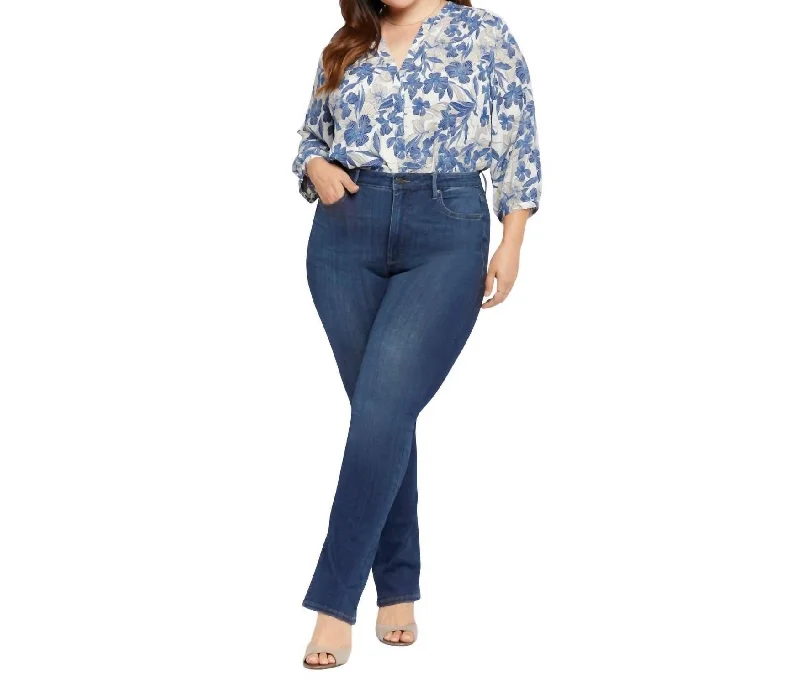 Slim Bootcut Jeans In Blue Moon Fashionable Straight Cut Jeans