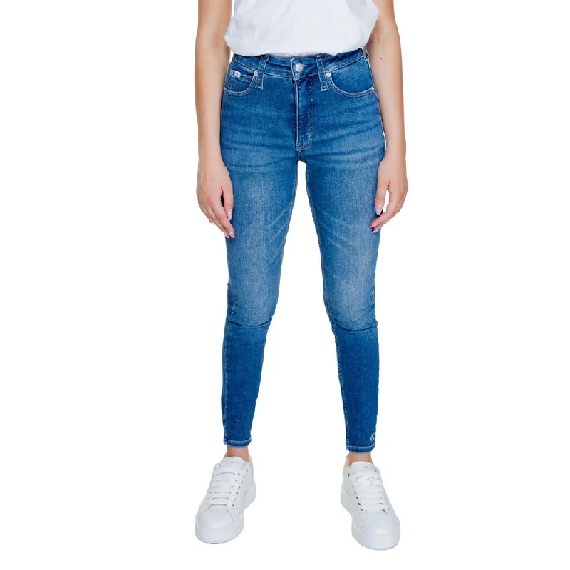 Calvin Klein Jeans  Cotton Jeans & Women's Pant Chic Dark-Wash Skinny Jeans