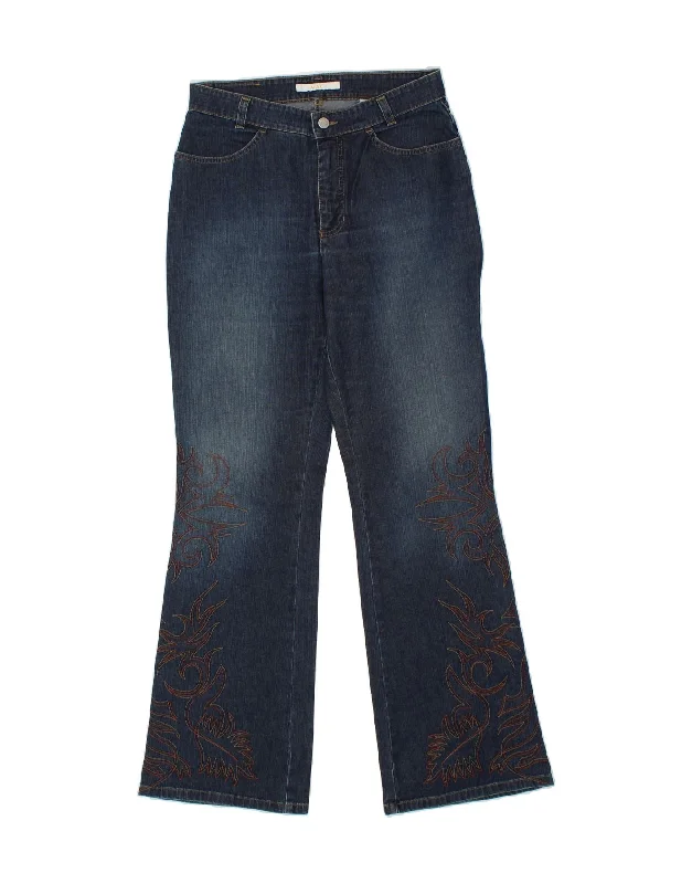 MAC Womens Bootcut Jeans EU 40 Medium W32 L32 Navy Blue Cotton Comfortable Flare Leg Jeans MAC Womens Bootcut Jeans EU 40 Medium W32 L32 Navy Blue Cotton Comfortable Flare Leg Jeans