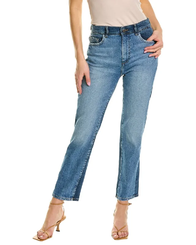 DL1961 Florence Light Wash Skinny Crop Jean Fashionable Cropped Denim Jeans