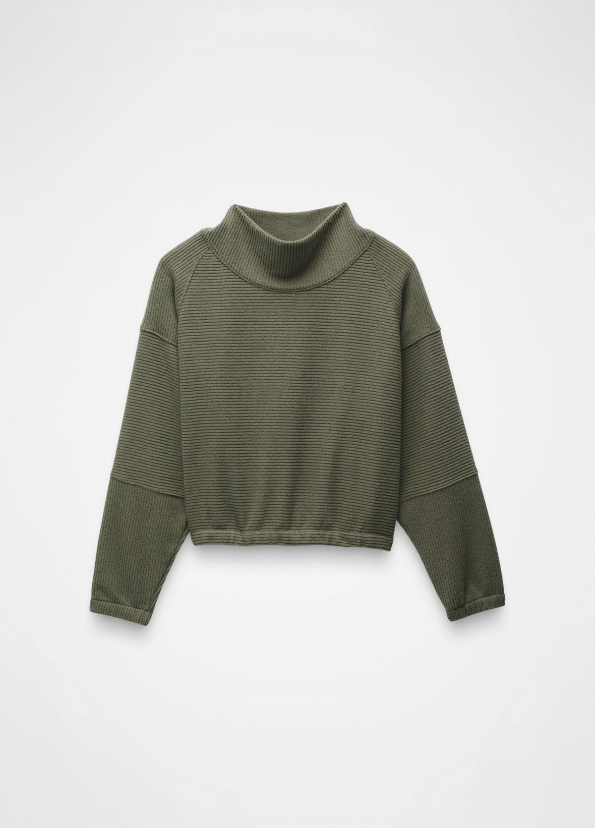 Women's Olivia Long Sleeve Sweater Front Pockets Side Pockets Patch Pockets