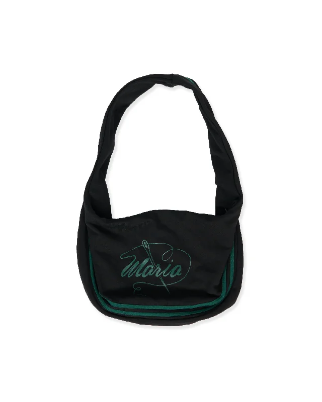 Maria Sweater Bag - Black / Green Wool Sweater Cotton Sweater Cashmere Sweater