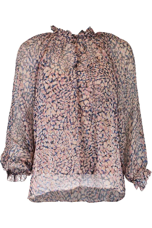 Karla Blouse - Pink Panther Feminine Pastel Blouse
