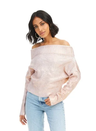Alba Sweater Houndstooth Herringbone Solid