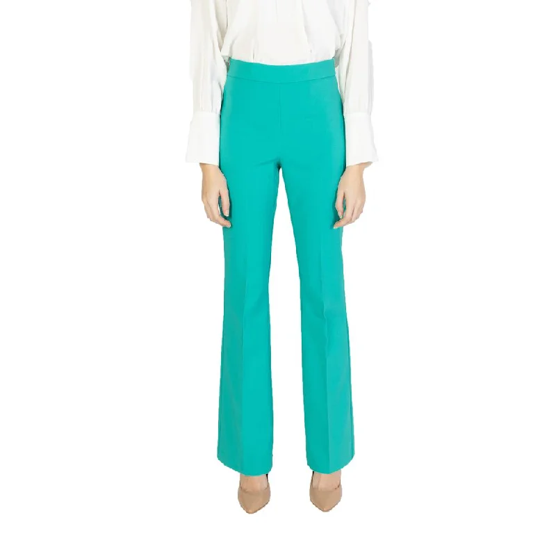 Rinascimento  Polyester Jeans & Women's Pant Trendy Bootcut High-Waisted Jeans