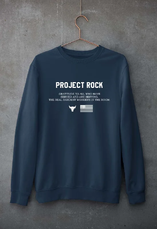 project rock Unisex Sweatshirt for Men/Women Hoodie with Bell Sleeves Flared Feminine