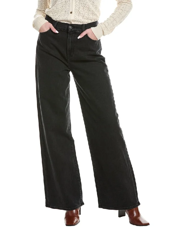 7 For All Mankind Scout Thunder Wide Leg Jean Comfortable Distressed Straight-Leg Jeans