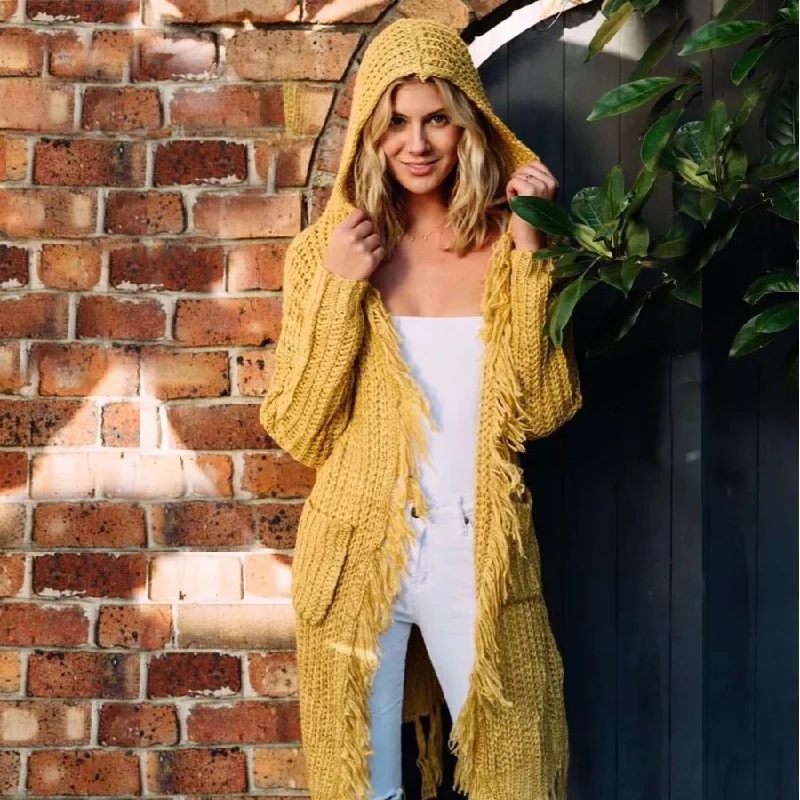 Yellow knitted boho sweater long cardigans 2017 chic winter long sleeve tassel decoration hooded loose Hippie women sweater coat Long Sweater Short Sweater Cropped Sweater Yellow knitted boho sweater long cardigans 2017 chic winter long sleeve tassel decoration hooded loose Hippie women sweater coat Long Sweater Short Sweater Cropped Sweater