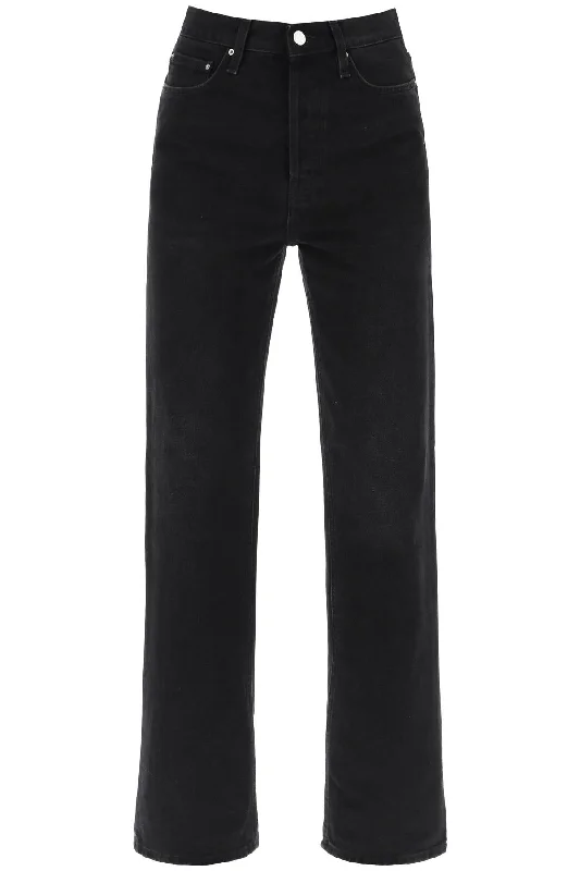 Toteme Women's Organic blue Classic Cut Jeans Trendy Colored Denim Jeans