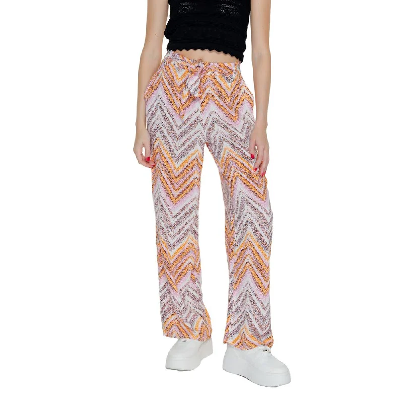 Only multi Viscose Jeans & Women's Pant Elegant Wide-Leg Jeans