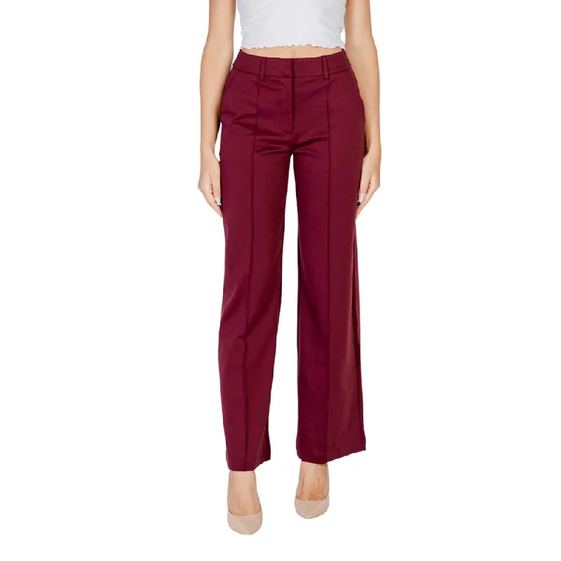 ICHI  Polyester Jeans & Women's Pant Stylish Plus Size Denim Jeans