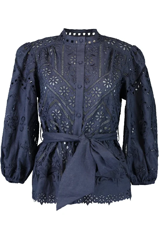 Whitney Blouse Casual Relaxed Fit Blouse