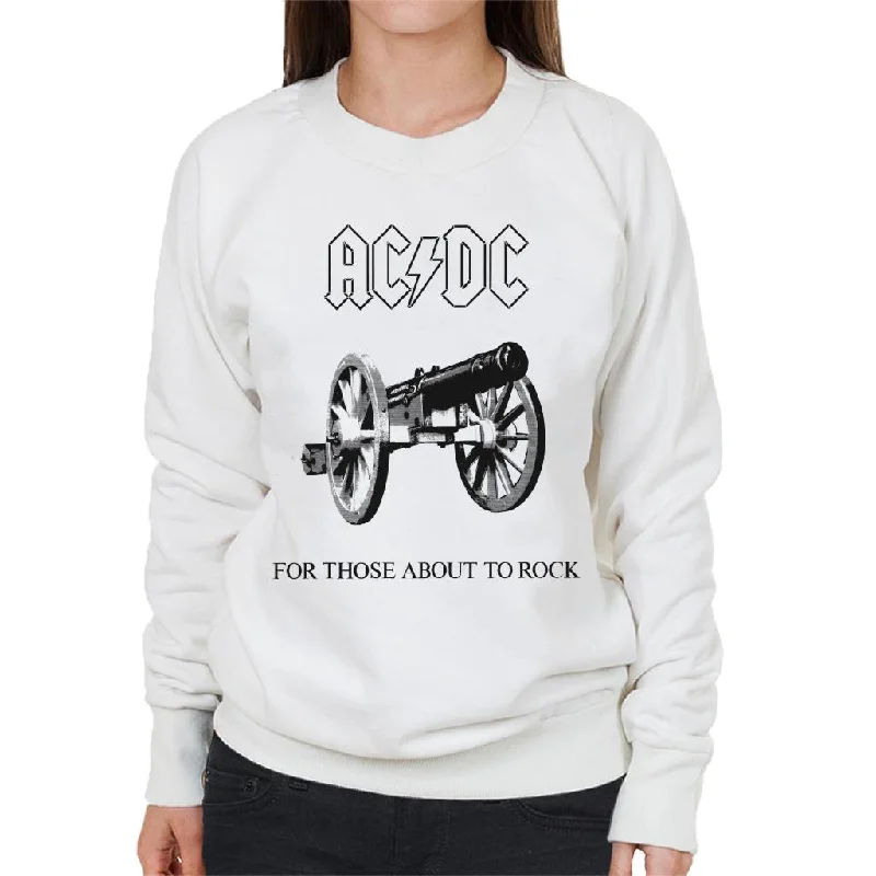 AC/DC For Those About To Rock Women's Sweatshirt Hoodie with Belted Waist Structured Tailored AC/DC For Those About To Rock Women's Sweatshirt Hoodie with Belted Waist Structured Tailored