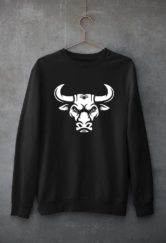 Bull Unisex Sweatshirt for Men/Women Hoodie with Elastic Cuffs Stretchable Comfortable Bull Unisex Sweatshirt for Men/Women Hoodie with Elastic Cuffs Stretchable Comfortable