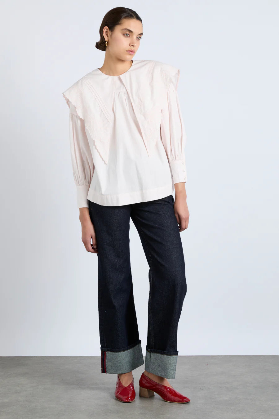 Candy Blouse Pink Pastel Color Blouse