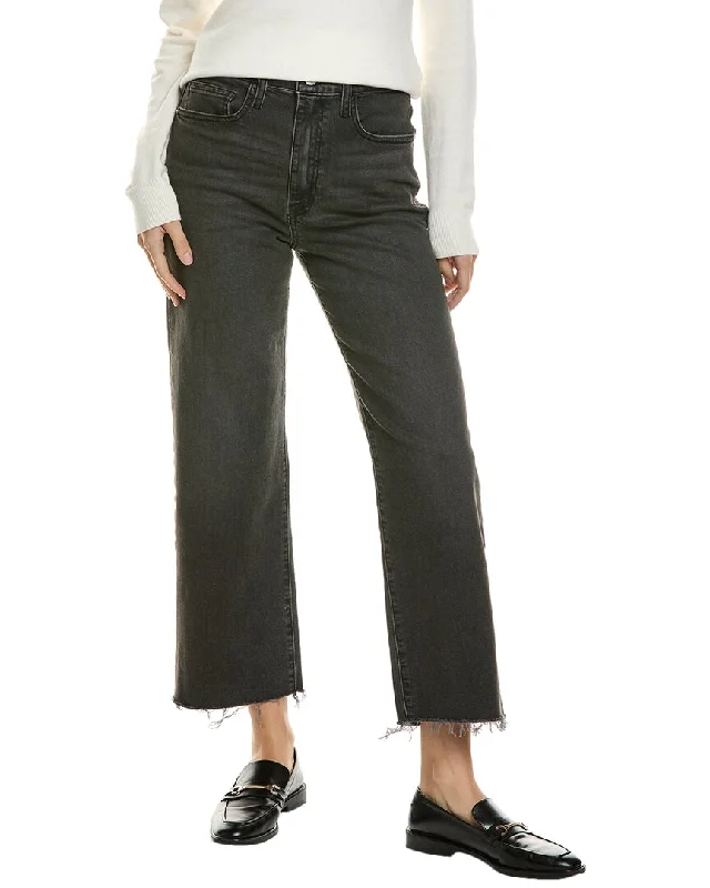 FRAME Denim Le Jane Obsidian Crop Jean Chic Ripped Jeans