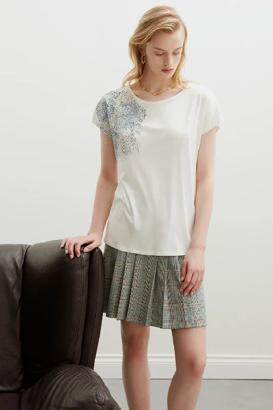 Deysi Embroidered Blouse Playful Puff Blouse