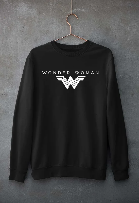 Wonder Woman Superhero Unisex Sweatshirt for Men/Women Hoodie with Slit Hem Functional Movement Wonder Woman Superhero Unisex Sweatshirt for Men/Women Hoodie with Slit Hem Functional Movement