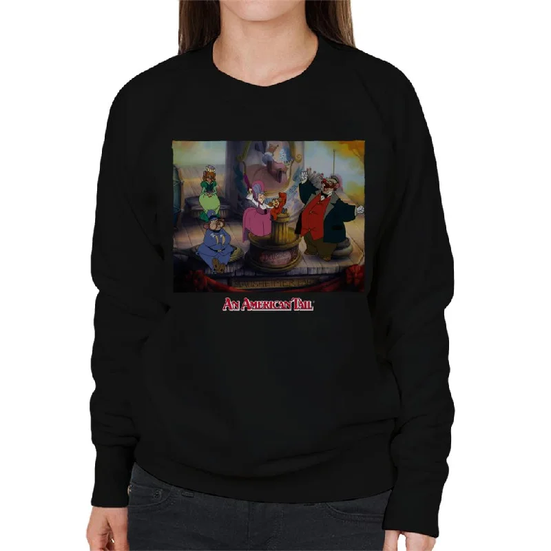 An American Tail Mausheimer Park Women's Sweatshirt Hoodie Dress Longline Feminine