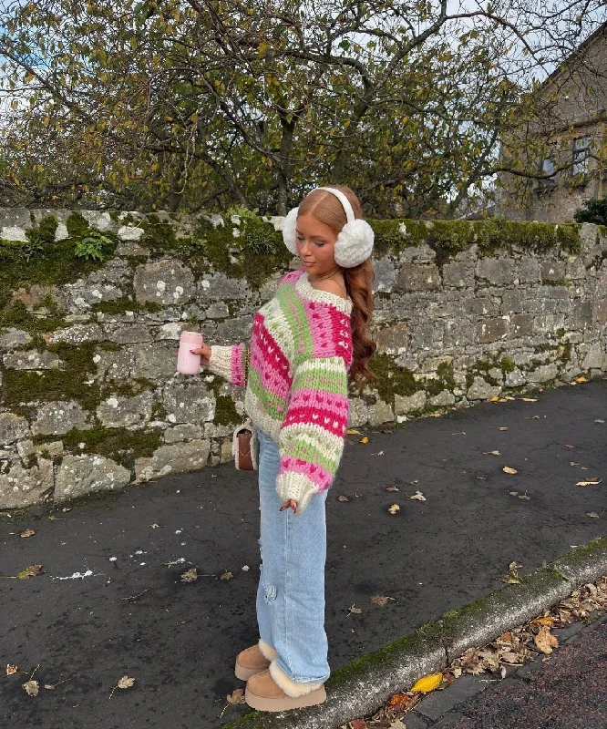 Ginger Bread Fairisle Jumper Layered Multi-layer Single Layer