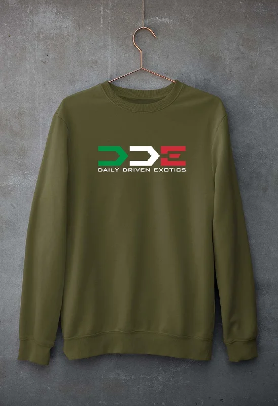Daily Driven Exotics (DDE) Unisex Sweatshirt for Men/Women Hoodie Crop Top Short Trendy Daily Driven Exotics (DDE) Unisex Sweatshirt for Men/Women Hoodie Crop Top Short Trendy