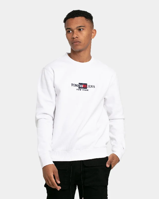 Tommy Jeans Timeless Crewneck White Elegant Bootcut Fit Jeans