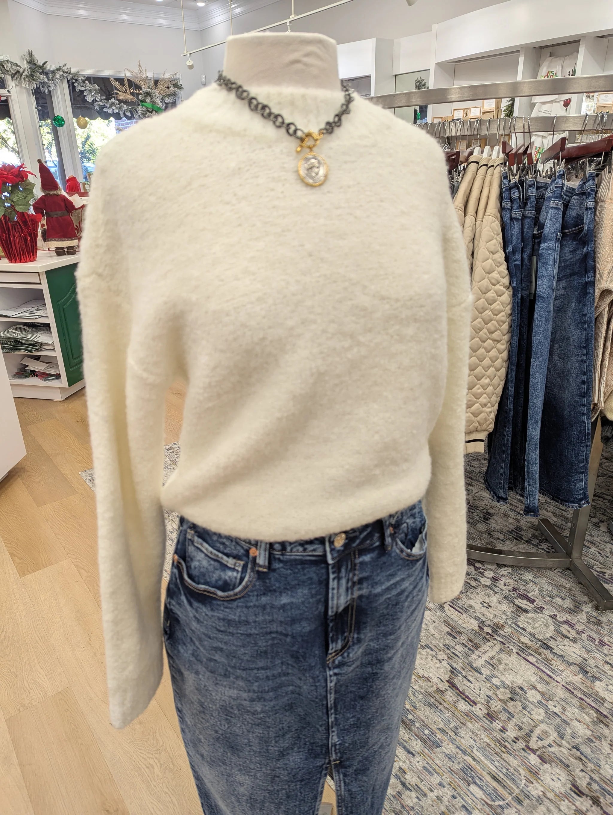 Cozy Round Neck Sweater Slim Fit Regular Fit Oversized