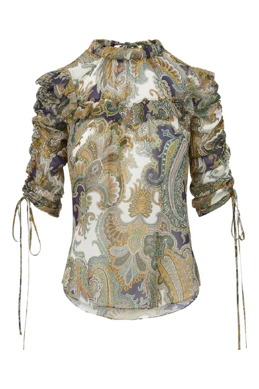 Howell Blouse High Neck Blouse