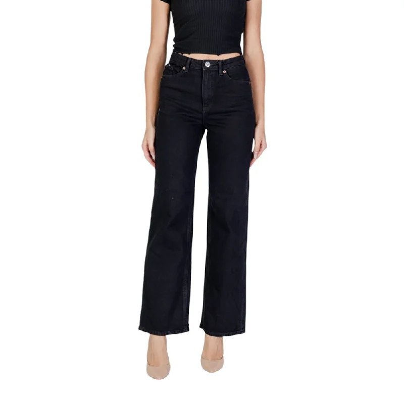 Vero Moda  Cotton Jeans & Women's Pant Trendy Button-Up High-Waist Jeans