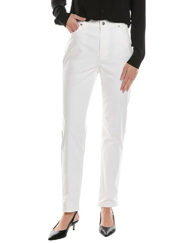 EILEEN FISHER High-Waist Slim Jean Classic Button Fly Jeans