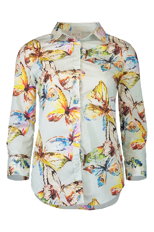 Marnina Butterfly Blouse Modern Oversized Blouse