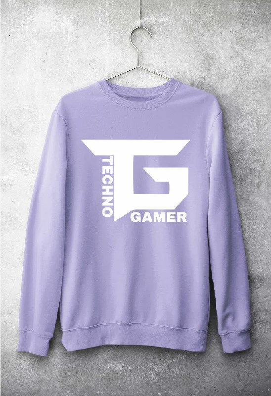Techno Gamer Unisex Sweatshirt for Men/Women Hoodie with Metallic Shiny Futuristic