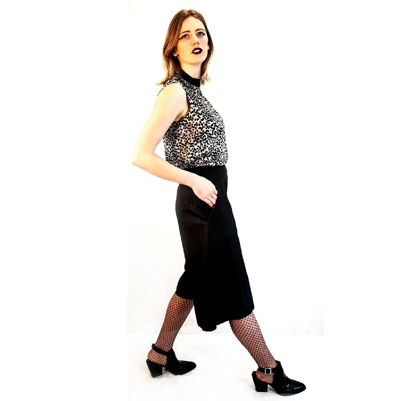 PRINTED BLOUSE WITH NECK TIE Airy Cotton Blouse