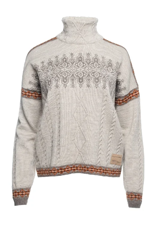 Women's Aspoy Lightweight Wool Sweater Oversized Loose Flowy