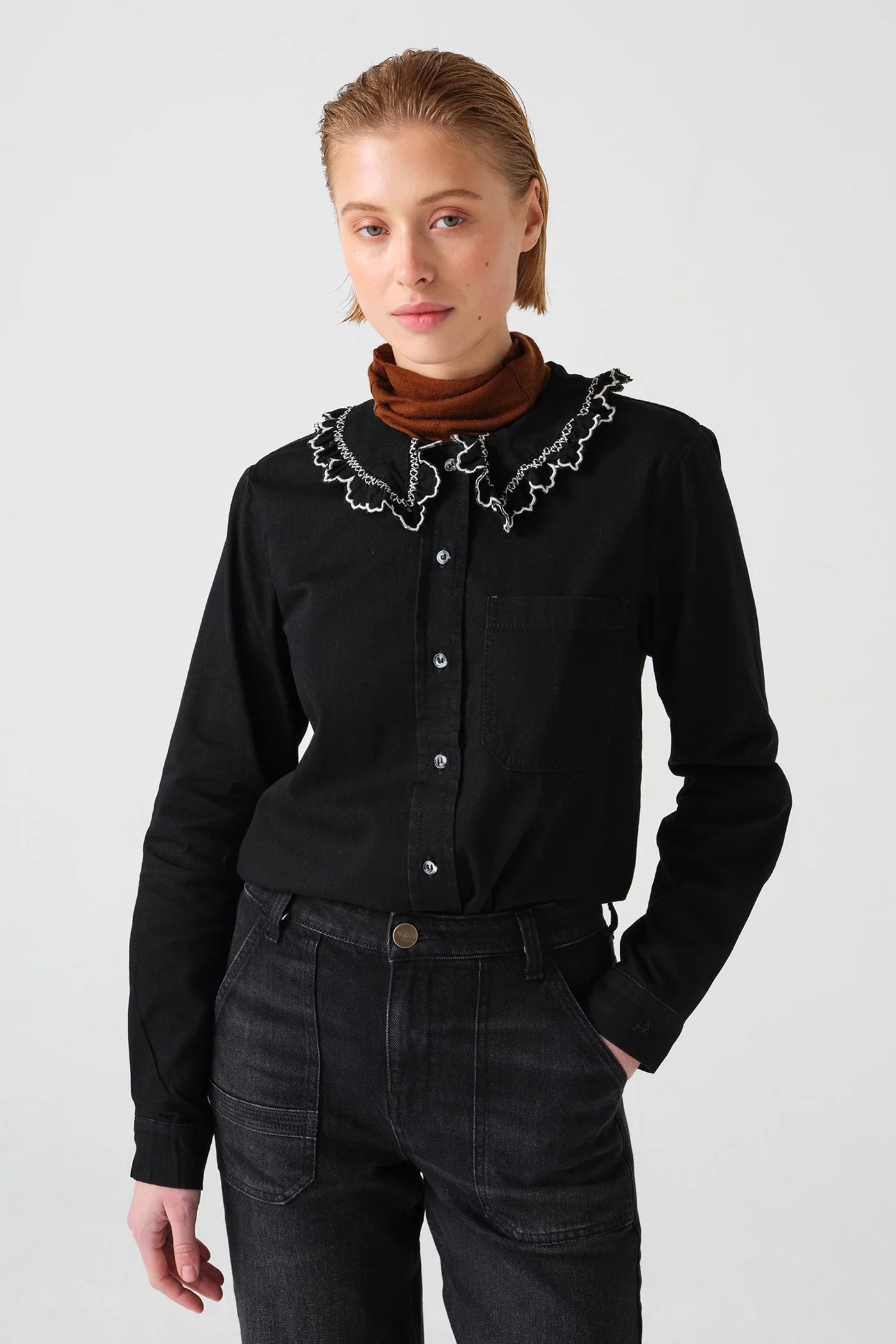 Delilah Blouse Floral Chiffon Blouse