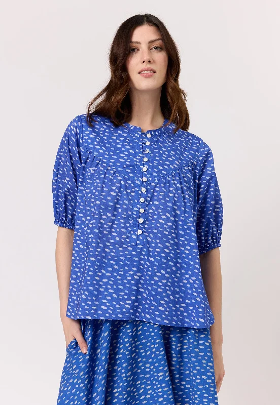 Sierra Blouse Mandarin Collar Blouse
