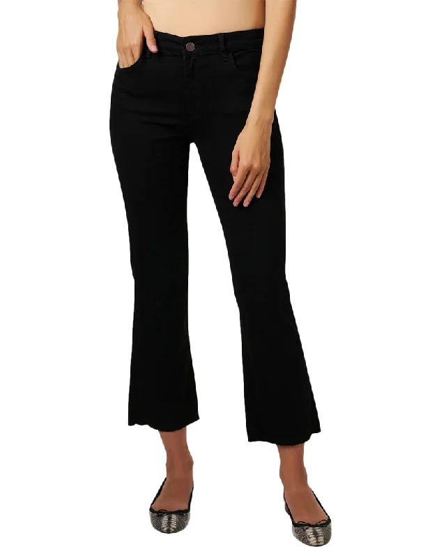 Elliott Lauren Bootcut Cropped Jean Fashionable Vintage Wash Jeans