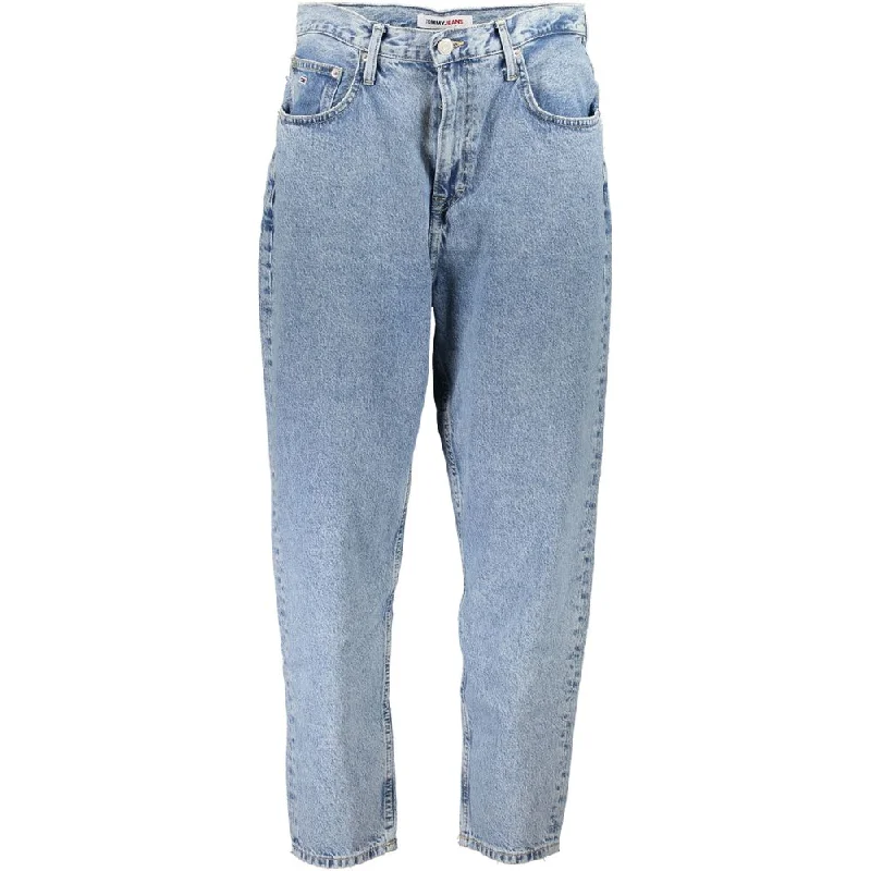 Tommy Hilfiger blue Cotton Jeans & Women's Pant Cozy Relaxed Fit Jeans