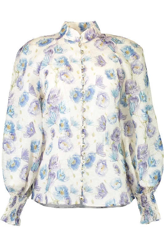 Tama Blouse Feminine Tie Blouse