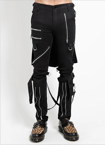 BUMFLAP PANT - BLACK High-Waist Jogger Pants