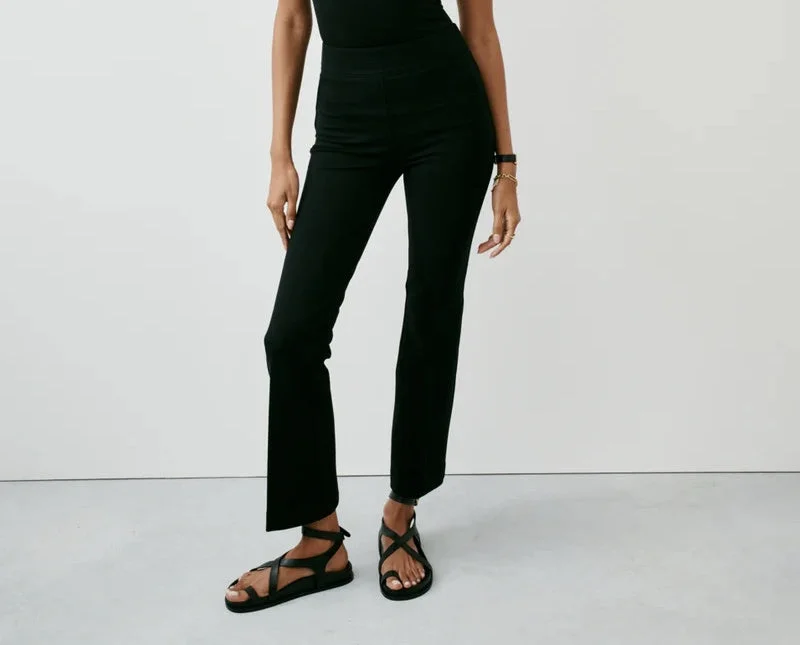 SPANXsmooth PerfectFit Ponte Kick Flare Pant | Black Stylish Casual Pants