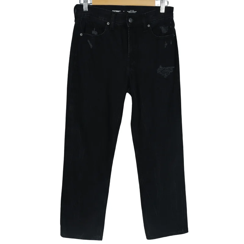 OLD NAVY - Button up high rise denim pants Soft Sweatpants Style