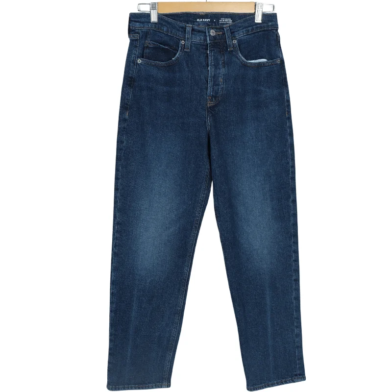 OLD NAVY - Extra high rise sky hi straight denim pants Comfortable Jogger Trousers