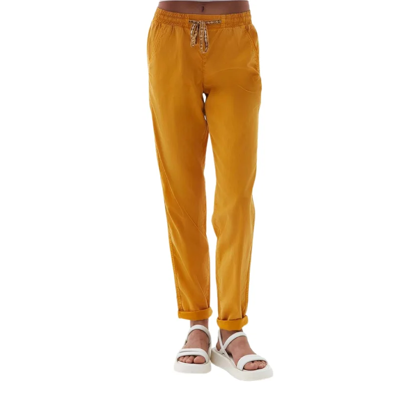OXXO - Cuffed pants with textured waistband Relaxed Fit Trousers