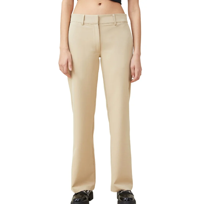 COTTON ON -  Jessie Low Rise Pants Comfortable Pleated Pants