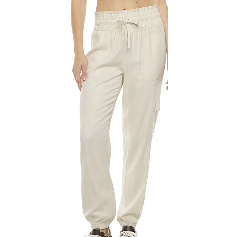 JUICY COUTURE - High Rise Jogger Pants Soft Wool Pants