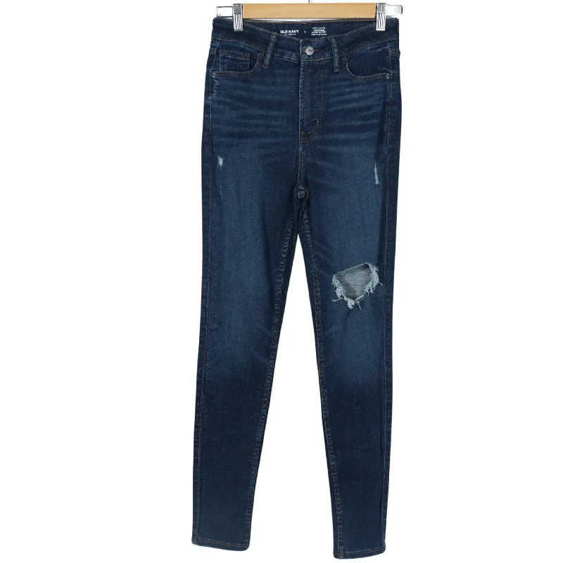 OLD NAVY - Extra high rise Super skinny denim pants Cozy Jogger Leggings