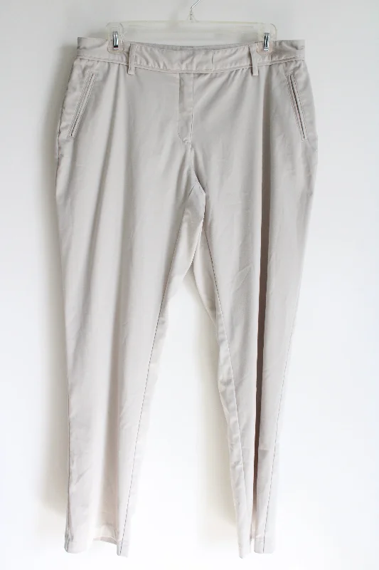 Lady Hagen Beige Lightweight Pants | 10 Casual Drawstring Pants