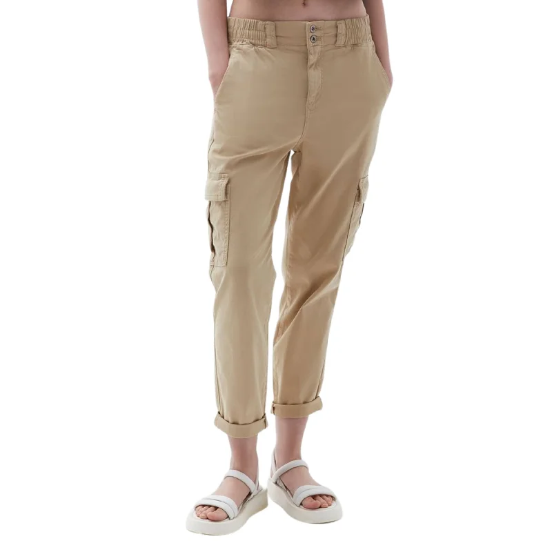 OXXO - Ultra High Rise Button up cargo pants Trendy Wide-Legged Trousers